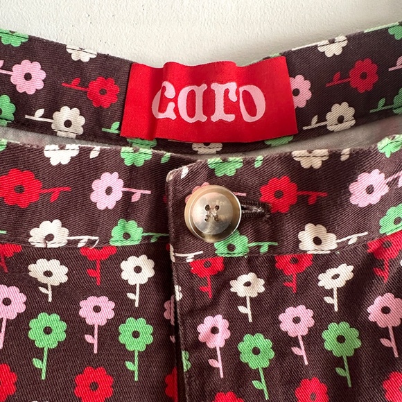Caro Editions floral cotton pant 25 26 2 4 S - Picture 8 of 15